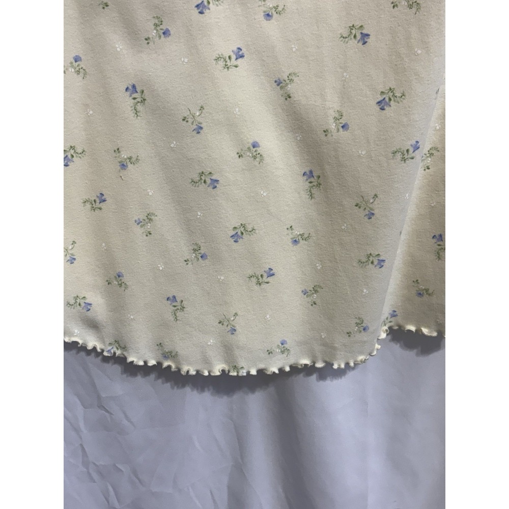 Aria Vintage Style Floral Nightgown Ditsy Floral Women Size Medium Cotton Blend - Picture 3 of 6